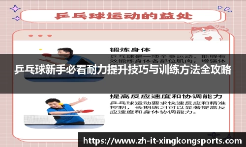 乒乓球新手必看耐力提升技巧与训练方法全攻略